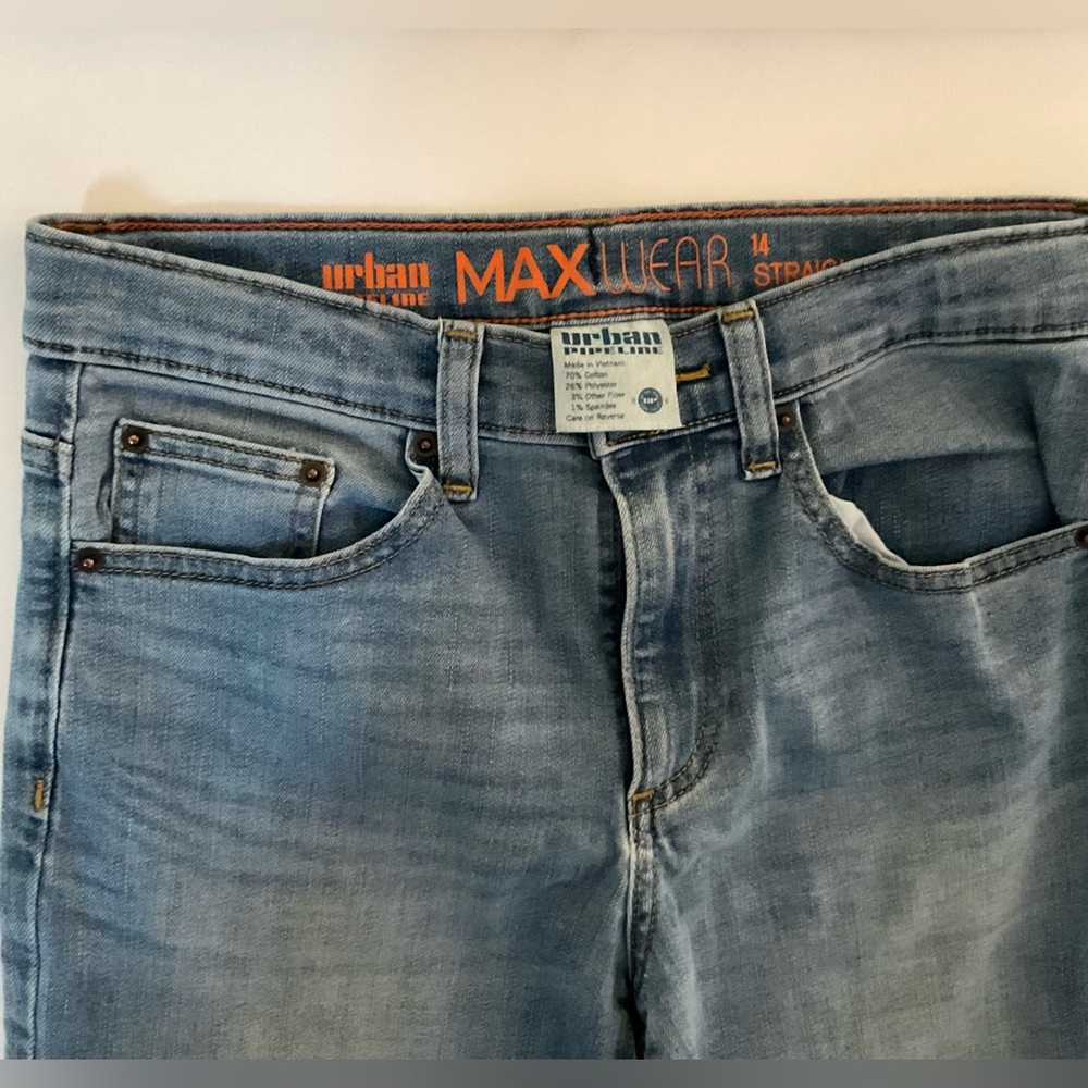 Urban Pipeline Max Wear Straight  Blue Boys Jeans